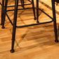 Contemporary Metal Bar Stool Wood Seat Bar Stool for Home Use Clearhalo 'Bar Furniture' 'Bar Stools' 'bar_stools' 'furn' 'furn_bar_stools' 'Furniture' 'Kitchen & Dining Furniture' 6186374