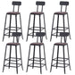 Contemporary Metal Bar Stool Wood Seat Bar Stool for Home Use 6 Piece Set Upholstered Square Clearhalo 'Bar Furniture' 'Bar Stools' 'bar_stools' 'furn' 'furn_bar_stools' 'Furniture' 'Kitchen & Dining Furniture' 6186387