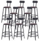Contemporary Metal Bar Stool Wood Seat Bar Stool for Home Use 8 Piece Set Upholstered Square Clearhalo 'Bar Furniture' 'Bar Stools' 'bar_stools' 'furn' 'furn_bar_stools' 'Furniture' 'Kitchen & Dining Furniture' 6186391