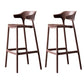 Industrial Low Back Counter Stool Plastic Counter Height Stools for Home Use Coffee 2 Piece Set Clearhalo 'Bar Furniture' 'Bar Stools' 'bar_stools' 'furn' 'furn_bar_stools' 'Furniture' 'Kitchen & Dining Furniture' 6186501