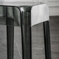 30" Height Backrest Armless Counter Stool Industrial Plastic Bistro Bar Chair with 4 Legs