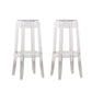 Taburete de mostrador sin respaldo industrial Taburetes de altura de mostrador de acrílico para cocina