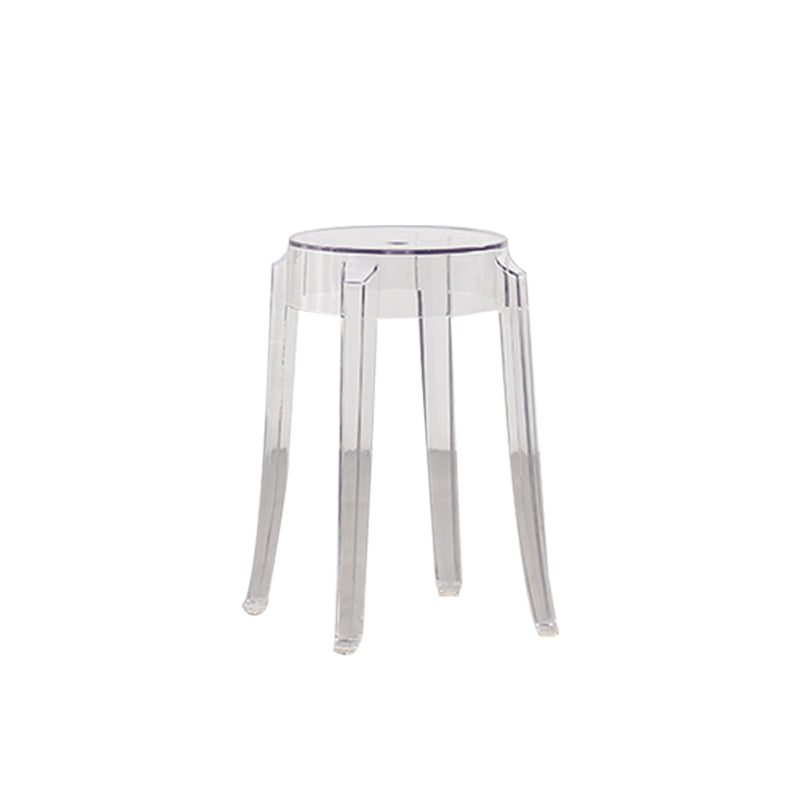 Taburete de mostrador sin respaldo industrial Taburetes de altura de mostrador de acrílico para cocina