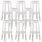 Taburete de mostrador sin respaldo industrial Taburetes de altura de mostrador de acrílico para cocina