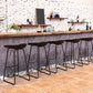 Modern Backrest Counter Stool Iron Cashier Bar Stool with Plastic Seat Clearhalo 'Bar Furniture' 'Bar Stools' 'bar_stools' 'furn' 'furn_bar_stools' 'Furniture' 'Kitchen & Dining Furniture' 6186718
