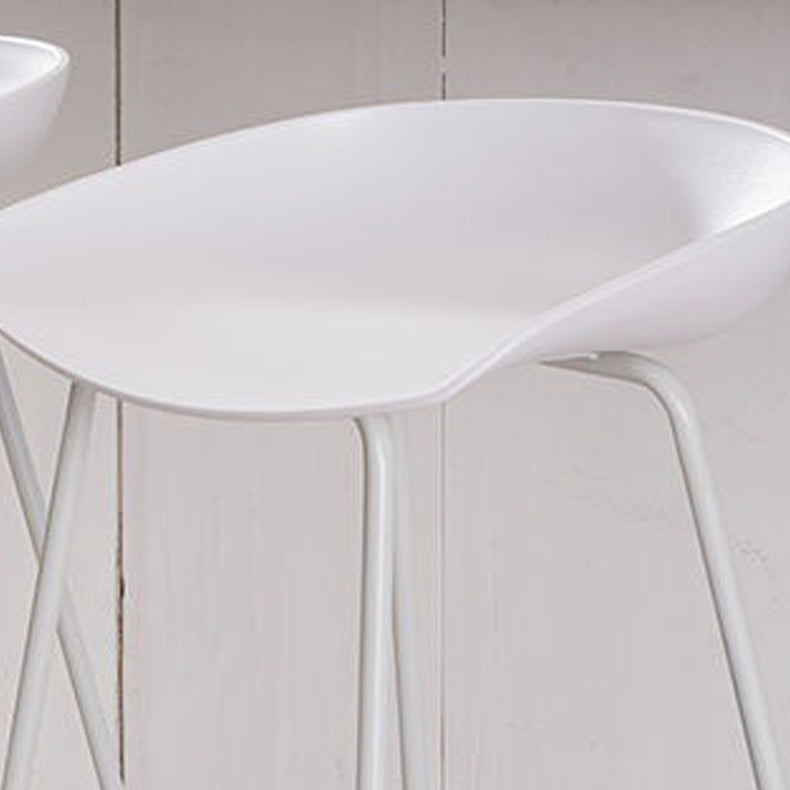 Modern Backrest Counter Stool Iron Cashier Bar Stool with Plastic Seat Clearhalo 'Bar Furniture' 'Bar Stools' 'bar_stools' 'furn' 'furn_bar_stools' 'Furniture' 'Kitchen & Dining Furniture' 6186721