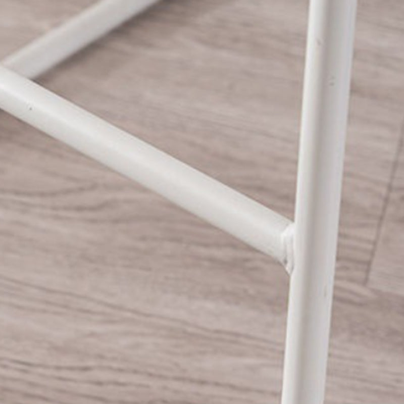 Modern Backrest Counter Stool Iron Cashier Bar Stool with Plastic Seat Clearhalo 'Bar Furniture' 'Bar Stools' 'bar_stools' 'furn' 'furn_bar_stools' 'Furniture' 'Kitchen & Dining Furniture' 6186722