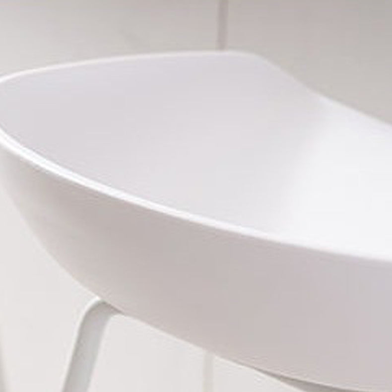 Modern Backrest Counter Stool Iron Cashier Bar Stool with Plastic Seat Clearhalo 'Bar Furniture' 'Bar Stools' 'bar_stools' 'furn' 'furn_bar_stools' 'Furniture' 'Kitchen & Dining Furniture' 6186723