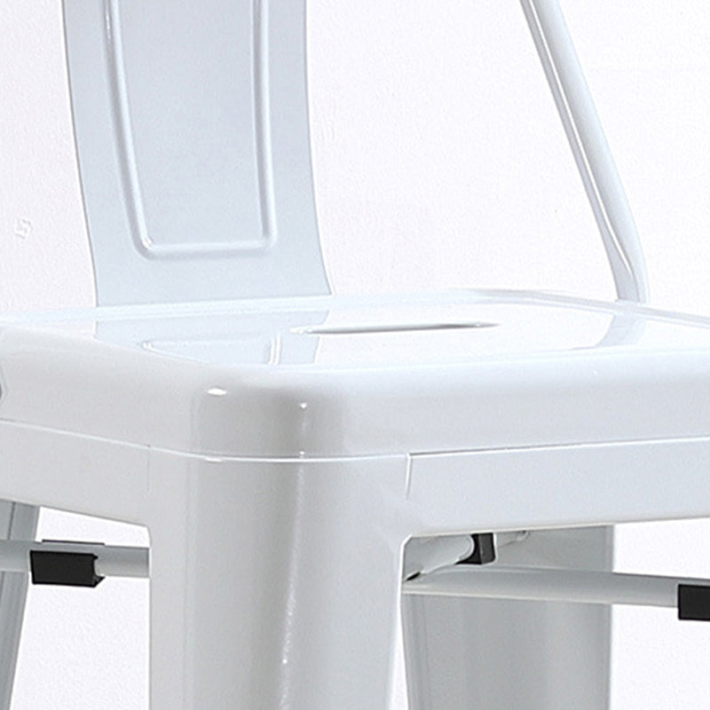 Industrial Low Back Counter Stool Metal Counter Height Stools for Kitchen Clearhalo 'Bar Furniture' 'Bar Stools' 'bar_stools' 'furn' 'furn_bar_stools' 'Furniture' 'Kitchen & Dining Furniture' 6186781