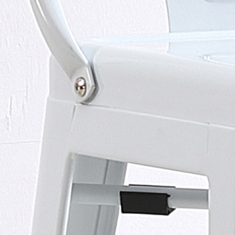 Industrial Low Back Counter Stool Metal Counter Height Stools for Kitchen Clearhalo 'Bar Furniture' 'Bar Stools' 'bar_stools' 'furn' 'furn_bar_stools' 'Furniture' 'Kitchen & Dining Furniture' 6186783