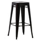 Taburete de mostrador sin respaldo industrial Taburetes de altura de mostrador de metal para cocina