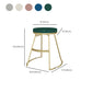 Nordic Style Bar-stool Round Seat Counter Bar Stool with Metal Legs for Home