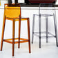 Industrial Plasticr Bar-stool Square Seat Counter Bar Stool with Plastic Legs Clearhalo 'Bar Furniture' 'Bar Stools' 'bar_stools' 'furn' 'furn_bar_stools' 'Furniture' 'Kitchen & Dining Furniture' 6187051