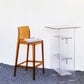 Industrial Plasticr Bar-stool Square Seat Counter Bar Stool with Plastic Legs Clearhalo 'Bar Furniture' 'Bar Stools' 'bar_stools' 'furn' 'furn_bar_stools' 'Furniture' 'Kitchen & Dining Furniture' 6187054