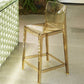 Industrial Plasticr Bar-stool Square Seat Counter Bar Stool with Plastic Legs Clearhalo 'Bar Furniture' 'Bar Stools' 'bar_stools' 'furn' 'furn_bar_stools' 'Furniture' 'Kitchen & Dining Furniture' 6187062