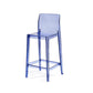 Industrial Plasticr Bar-stool Square Seat Counter Bar Stool with Plastic Legs Clearhalo 'Bar Furniture' 'Bar Stools' 'bar_stools' 'furn' 'furn_bar_stools' 'Furniture' 'Kitchen & Dining Furniture' 6187066