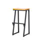 Contemporary Wood Counter Stools Metal Bar Stool for Home Use Clearhalo 'Bar Furniture' 'Bar Stools' 'bar_stools' 'furn' 'furn_bar_stools' 'Furniture' 'Kitchen & Dining Furniture' 6187125