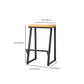 Contemporary Wood Counter Stools Metal Bar Stool for Home Use Clearhalo 'Bar Furniture' 'Bar Stools' 'bar_stools' 'furn' 'furn_bar_stools' 'Furniture' 'Kitchen & Dining Furniture' 6187142