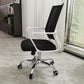 Contemporary Office Chair Microfiber Black Task Mid-Back Chair with Wheels Clearhalo 'furn' 'furn_office_chair' 'Furniture' 'Office Chairs' 'Office Furniture' 'office_chair' 6187194
