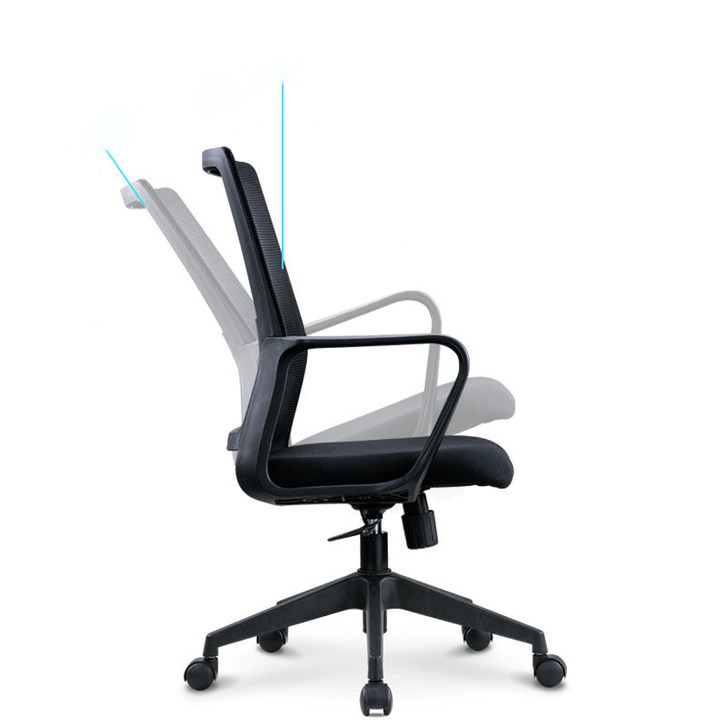 Modern Desk Chair Mesh Ergonomic Chair High-Back Chair with Wheels Clearhalo 'furn' 'furn_office_chair' 'Furniture' 'Office Chairs' 'Office Furniture' 'office_chair' 6187205