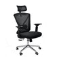 Modern & Contemporary Wheels Chair Microfiber Black High Back Chair 1 Piece Silver Clearhalo 'furn' 'furn_office_chair' 'Furniture' 'Office Chairs' 'Office Furniture' 'office_chair' 6187224