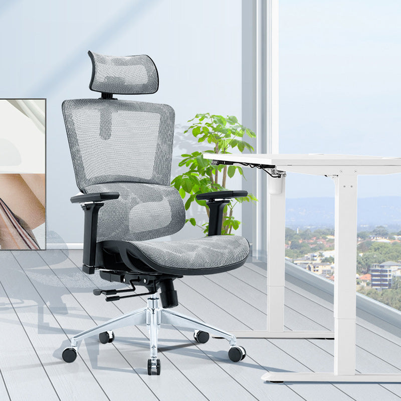 Contemporary Mid-Back Office Chair Ergonomic Adjustable Seat Height Desk Chair Clearhalo 'furn' 'furn_office_chair' 'Furniture' 'Office Chairs' 'Office Furniture' 'office_chair' 6187235