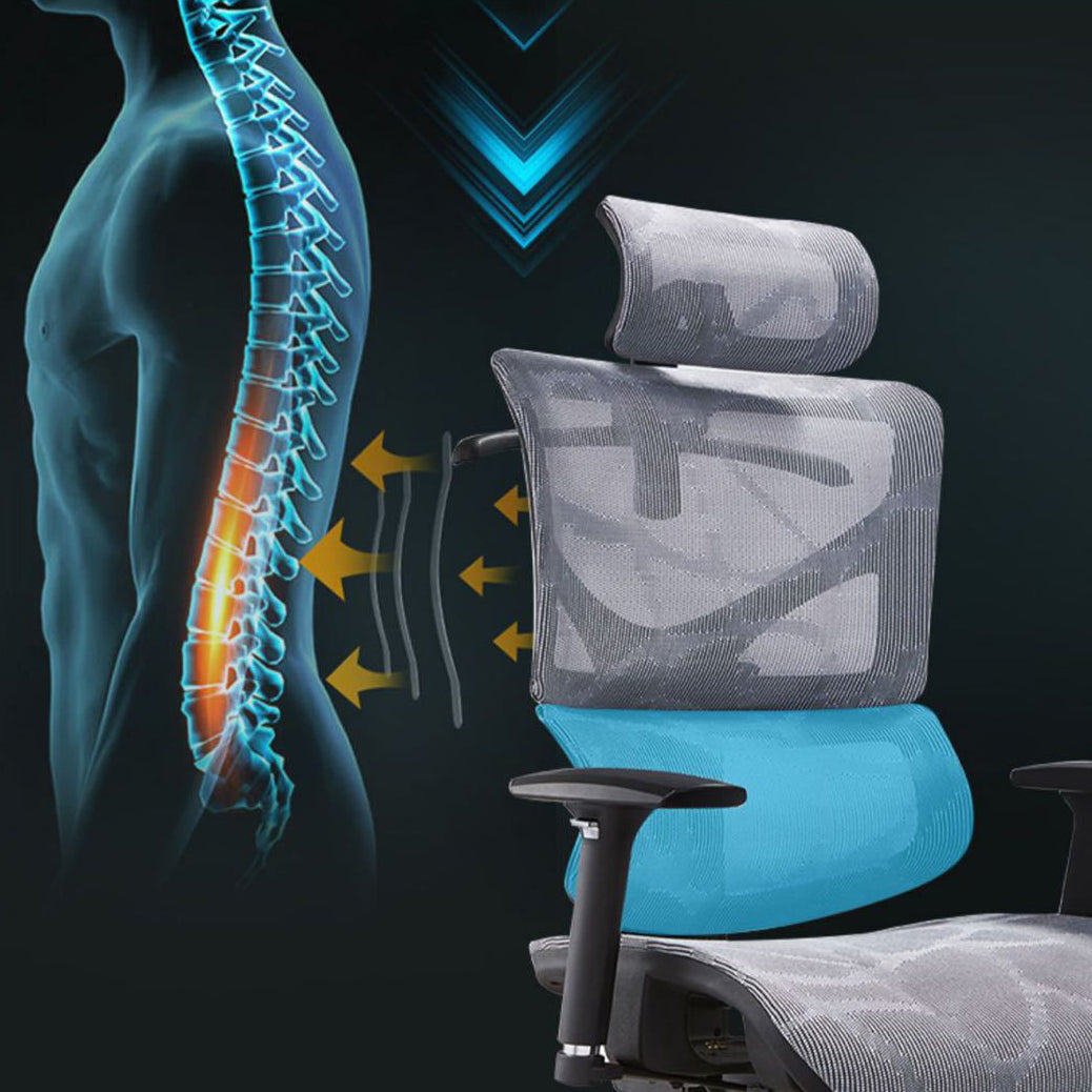 Contemporary Mid-Back Office Chair Ergonomic Adjustable Seat Height Desk Chair Clearhalo 'furn' 'furn_office_chair' 'Furniture' 'Office Chairs' 'Office Furniture' 'office_chair' 6187239
