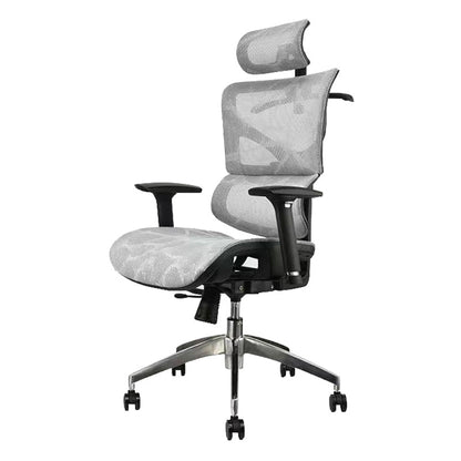 Contemporary Mid-Back Office Chair Ergonomic Adjustable Seat Height Desk Chair Grey 1 Piece Clearhalo 'furn' 'furn_office_chair' 'Furniture' 'Office Chairs' 'Office Furniture' 'office_chair' 6187242