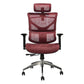 Contemporary Mid-Back Office Chair Ergonomic Adjustable Seat Height Desk Chair Red 1 Piece Clearhalo 'furn' 'furn_office_chair' 'Furniture' 'Office Chairs' 'Office Furniture' 'office_chair' 6187252