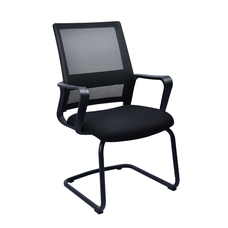 Contemporary Office Chair Fixed Arms Lumbar Support Conference Chair Clearhalo 'furn' 'furn_office_chair' 'Furniture' 'Office Chairs' 'Office Furniture' 'office_chair' 6187325