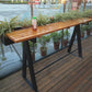 Manufactured Wood Bar Set 1/3 Pieces Industrial Rectangle Pub Table Set