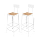 Industrial Rectangle Bar Table Set 1/5 Pieces Wood Counter Table Set Brown 30"H Stools (Set of 2) Clearhalo 'Bar Furniture' 'furn' 'furn_home_bar_bar_sets' 'Furniture' 'Home Bars & Bar Sets' 'home_bar_bar_sets' 'Kitchen & Dining Furniture' 6187645