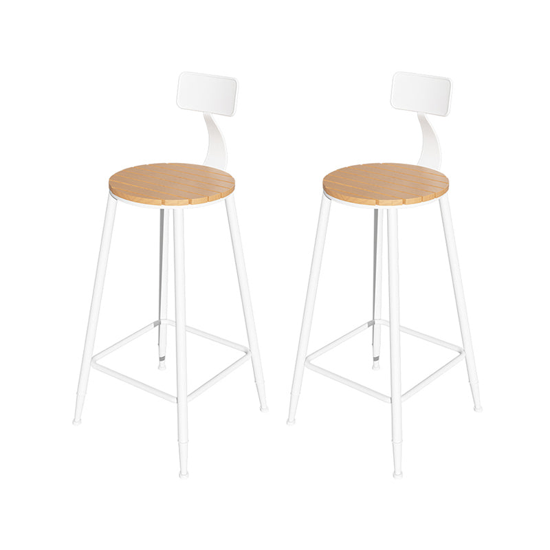 Industrial Rectangle Bar Table Set 1/5 Pieces Wood Counter Table Set Wood 30"H Stools (Set of 2) Clearhalo 'Bar Furniture' 'furn' 'furn_home_bar_bar_sets' 'Furniture' 'Home Bars & Bar Sets' 'home_bar_bar_sets' 'Kitchen & Dining Furniture' 6187647