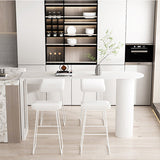 Modern 1/2/3/5 stuks metalen staaftafel Set stenen balktafel met hoge ontlasting