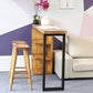 Industrial Bar Stool and Table 1/2/3 Pieces Wood Pub Dining Set Clearhalo 'Bar Furniture' 'furn' 'furn_home_bar_bar_sets' 'Furniture' 'Home Bars & Bar Sets' 'home_bar_bar_sets' 'Kitchen & Dining Furniture' 6187762
