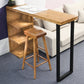 Industrial Bar Stool and Table 1/2/3 Pieces Wood Pub Dining Set 2 Pieces: Table, 1 Stool Clearhalo 'Bar Furniture' 'furn' 'furn_home_bar_bar_sets' 'Furniture' 'Home Bars & Bar Sets' 'home_bar_bar_sets' 'Kitchen & Dining Furniture' 6187763