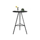 1/3/4/5 Pieces Industrial Iron Bar Table Set Round Bistro Set with Wood Top Black 24"L x 24"W Clearhalo 'Bar Furniture' 'furn' 'furn_home_bar_bar_sets' 'Furniture' 'Home Bars & Bar Sets' 'home_bar_bar_sets' 'Kitchen & Dining Furniture' 6187782