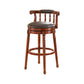 Mesa de Pub moderna de madera maciza de 1/3 piezas, mesa redonda para mostrador