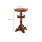 Mesa de Pub moderna de madera maciza de 1/3 piezas, mesa redonda para mostrador