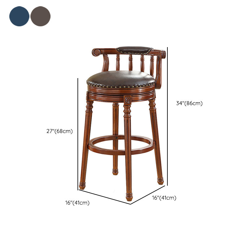 Mesa de Pub moderna de madera maciza de 1/3 piezas, mesa redonda para mostrador