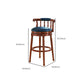 Mesa de Pub moderna de madera maciza de 1/3 piezas, mesa redonda para mostrador