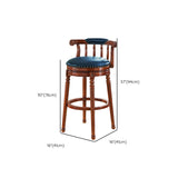 1/3 stukken Moderne vaste houten pubtafel Set ronde toonbanktafel