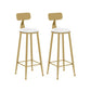 Modern Round Pub Table Set 1/2/3 Pieces Bar Table with Metal Stools Beige 30"H Stools (Set of 2) Clearhalo 'Bar Furniture' 'furn' 'furn_home_bar_bar_sets' 'Furniture' 'Home Bars & Bar Sets' 'home_bar_bar_sets' 'Kitchen & Dining Furniture' 6187813