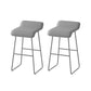 Industrial 1/2/3/5 Pieces Bar Table Set Rectangle Bar Table with High Stools Grey 30"H Stools (Set of 2) Clearhalo 'Bar Furniture' 'furn' 'furn_home_bar_bar_sets' 'Furniture' 'Home Bars & Bar Sets' 'home_bar_bar_sets' 'Kitchen & Dining Furniture' 6187868