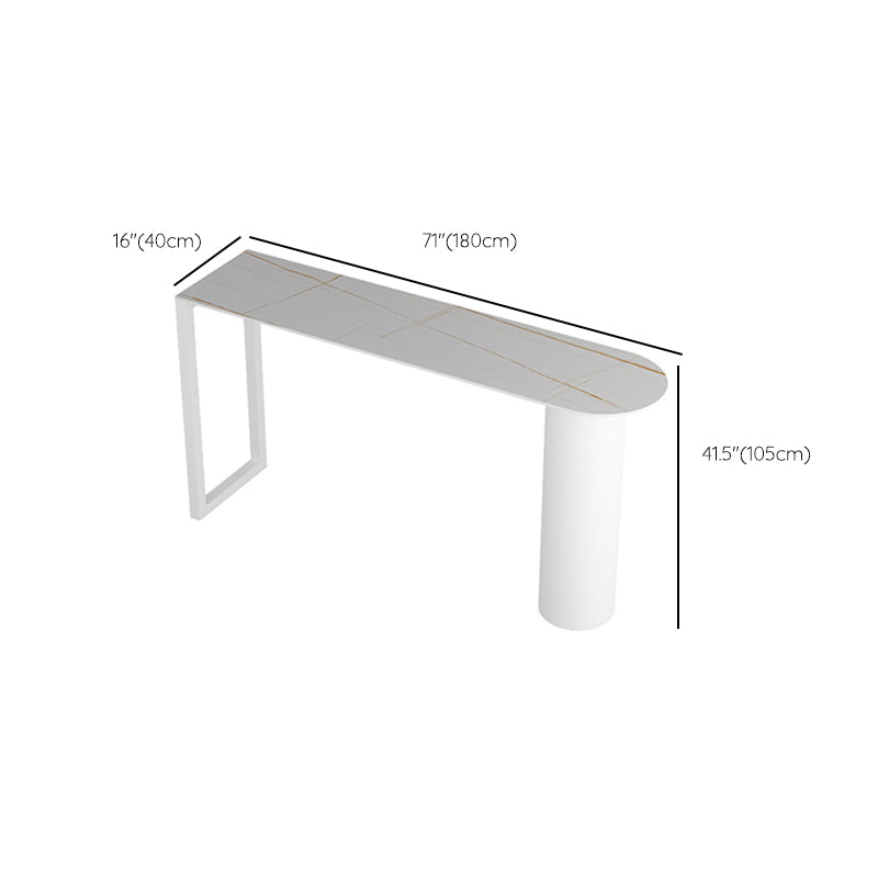 Industrial 1/2/3/5 Pieces Bar Table Set Rectangle Bar Table with High Stools Clearhalo 'Bar Furniture' 'furn' 'furn_home_bar_bar_sets' 'Furniture' 'Home Bars & Bar Sets' 'home_bar_bar_sets' 'Kitchen & Dining Furniture' 6187879