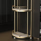Glam Style Bar Table Set 1/3/5 Pieces Stone Fixed Counter Height Set for Indoor Clearhalo 'Bar Furniture' 'furn' 'furn_home_bar_bar_sets' 'Furniture' 'Home Bars & Bar Sets' 'home_bar_bar_sets' 'Kitchen & Dining Furniture' 6187893