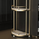 Glam Style Bar Table Set 1/3/5 Pieces Stone Fixed Counter Height Set for Indoor Clearhalo 'Bar Furniture' 'furn' 'furn_home_bar_bar_sets' 'Furniture' 'Home Bars & Bar Sets' 'home_bar_bar_sets' 'Kitchen & Dining Furniture' 6187893