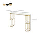 Glam Style Bar Table Set 1/3/5 Pieces Stone Fixed Counter Height Set for Indoor Clearhalo 'Bar Furniture' 'furn' 'furn_home_bar_bar_sets' 'Furniture' 'Home Bars & Bar Sets' 'home_bar_bar_sets' 'Kitchen & Dining Furniture' 6187899