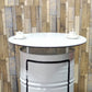 1/2/3 Pieces Modern Table and Stool Metal Bar Pub Table Set for Bar