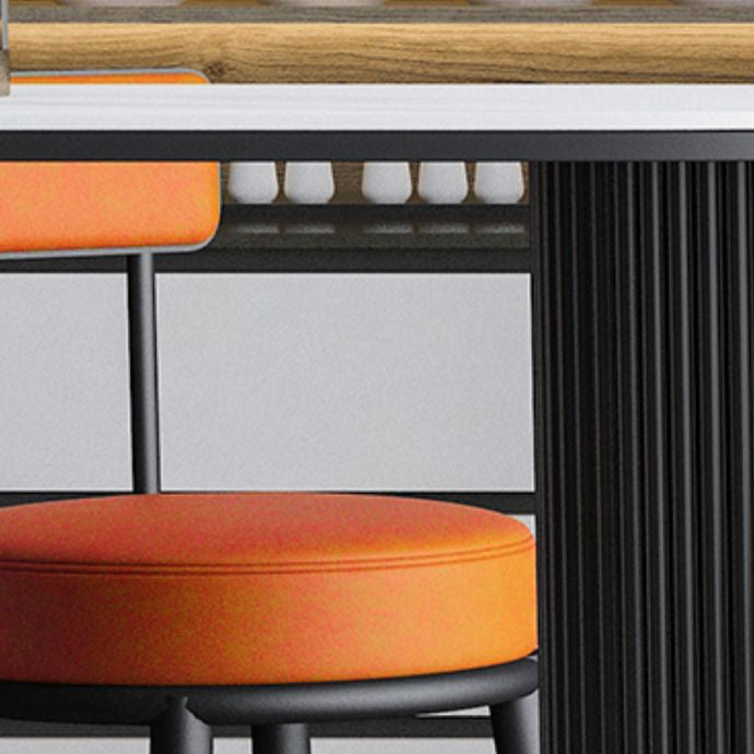 Industrial Bar Table Set 1/5 Pieces Stone Pub Dining Set for Indoor Clearhalo 'Bar Furniture' 'furn' 'furn_home_bar_bar_sets' 'Furniture' 'Home Bars & Bar Sets' 'home_bar_bar_sets' 'Kitchen & Dining Furniture' 6187952